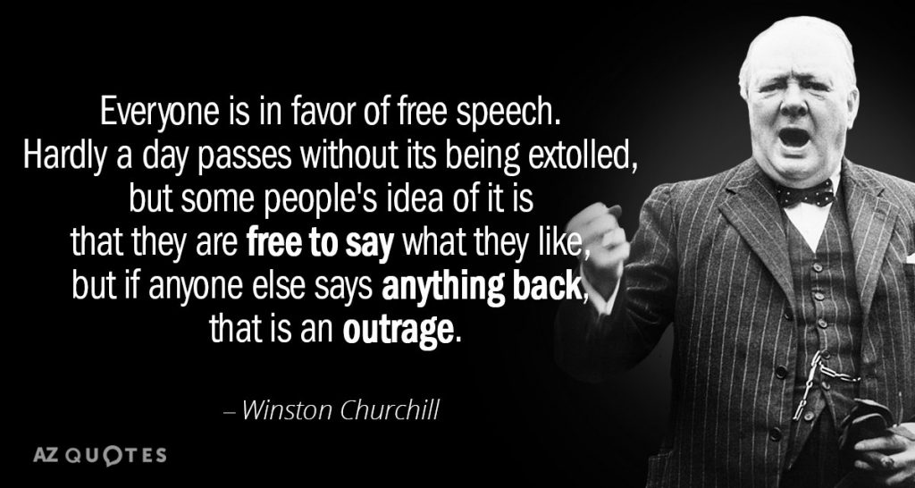 The New Home Of Intolerance To Free Thought And Free Speech - ISAAC ...